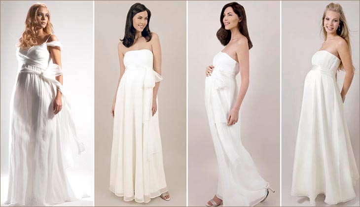 Свадебные платья для беременных 2014 фото4