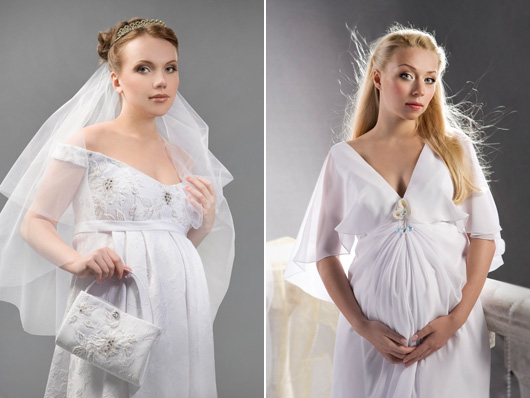 Свадебные платья для беременных 2014 фото