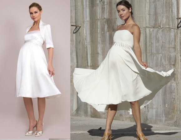 Свадебные платья для беременных 2014