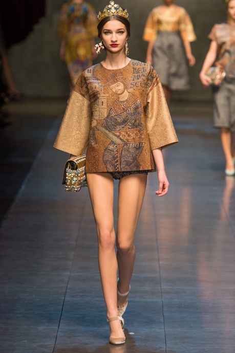 Коллекция одежды Dolce&Gabbana осень-зима 2014-2015(1)