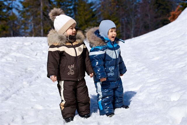 Модные детские зимние костюмы