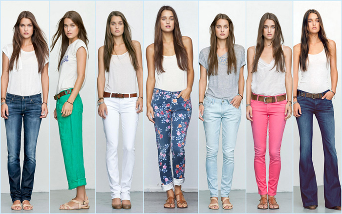Модные женские джинсы весна-лето 2014 часть 2