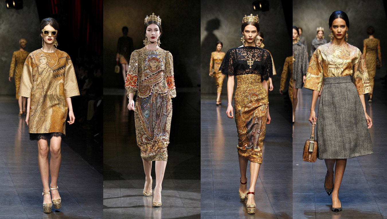 Коллекция Dolce&Gabbana осень-зима 2014-2015