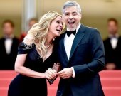 Робертс не собирается давать советы по воспитанию двойни Клуни