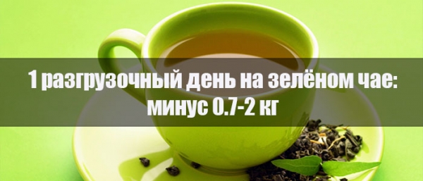  Диета на зеленом чае с молоком - меню на неделю и 3 дня 