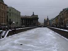 В петербургском канале труп утопленника нашли по торчащей изо льда голове