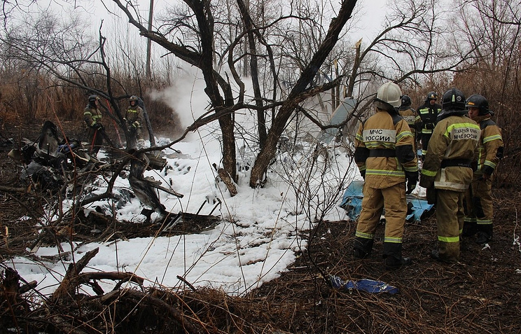 В Хабаровске упал вертолет: 6 человек погибли
