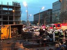 В ужасном ДТП с самосвалом в Москве погиб человек