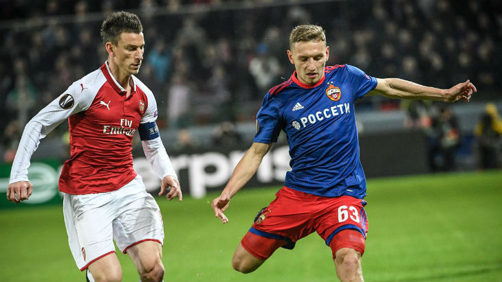 ЦСКА сыграл вничью с «Арсеналом» и вылетел из Лиги Европы