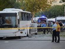 Взрыв в пассажирском автобусе в Дебальцеве: есть жертвы