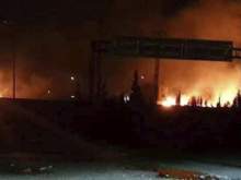 Опубликовано видео последствий удара Израиля по Сирии в ночь на 9 мая