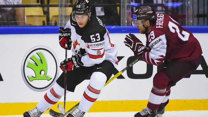 Канада в овертайме дожала Латвию на ЧМ по хоккею