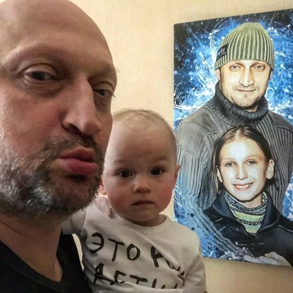 Гоша Куценко первые показал лицо дочери