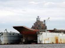 В Мурманске затонул плавдок во время ремонта "Адмирала Кузнецова"