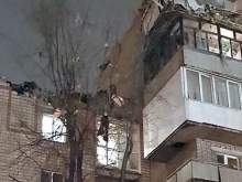 Разрушенный взрывом дом в Шахтах сняли на видео с беспилотника