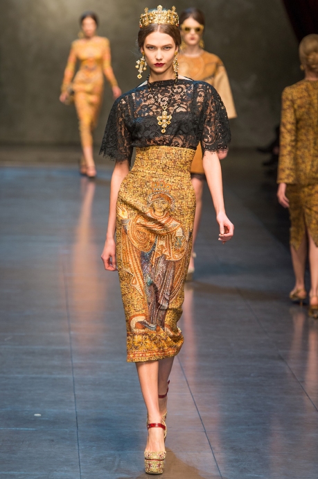 Коллекция одежды Dolce&Gabbana осень-зима 2014-2015