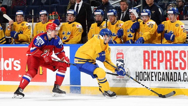 Сборная России проиграла Швеции на МЧМ и в 1/4 финала сыграет с США