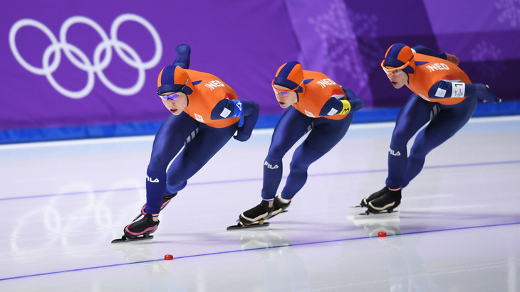 Нидерланды вышли в 1/2 финала командной гонки преследования с рекордом ОИ