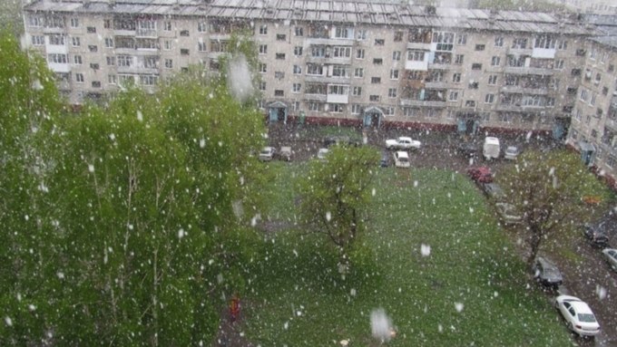 Зима летом: в российских регионах 1 июня выпал снег и прошли заморозки