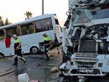 В Турции разбился автобус с российскими туристами: 11 пострадавших