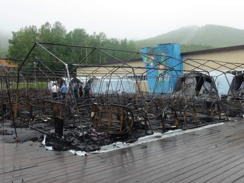 Новости дня: В Хабаровском крае сгорел детский лагерь: погиб ребенок
